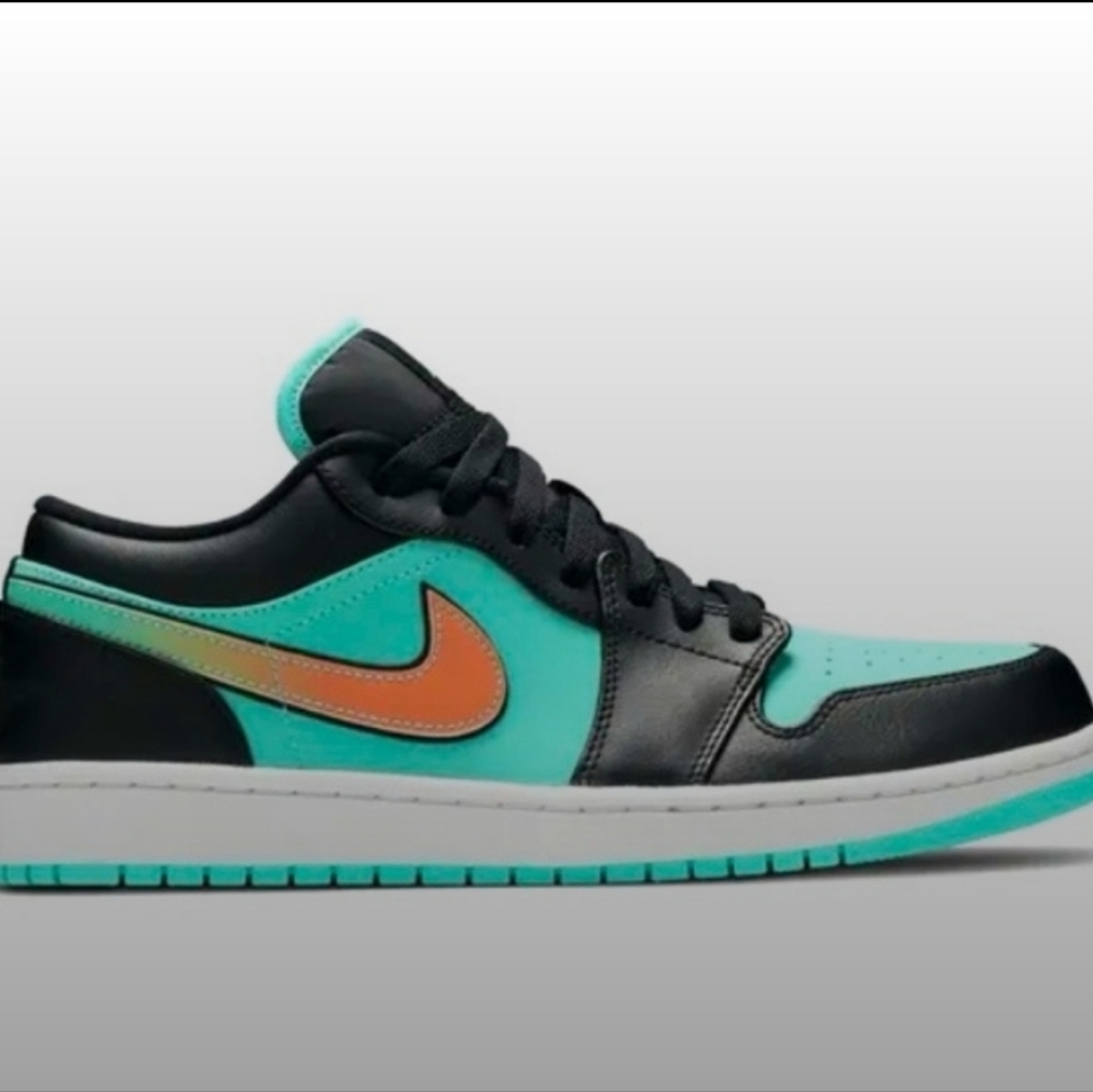 Nike Air Jordan 1 Low SE “Tropical Twist” Blue/Orange Men’s 12 Shoes CK3022-301
